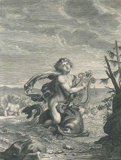 Arion- Original Etching by Bernard Picart - HD image