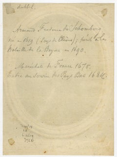 General Frederick of Schonberg by Bernard Picart - Engraving - 18th Century