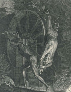 Ixion, from "Le Temple des Muses" by B. Picart