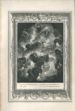 Le Chaos, from "Le Temple des Muses" - Original Etching by B. Picart