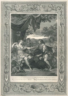 Meleagre et Atalante, from "Le Temple des Muses" by B. Picart