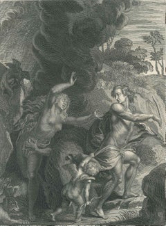 Orphée et Eurydice - Etching by B. Picart - 1742