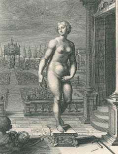 Pygmalion, from "Le Temple des Muses" by B. Picart