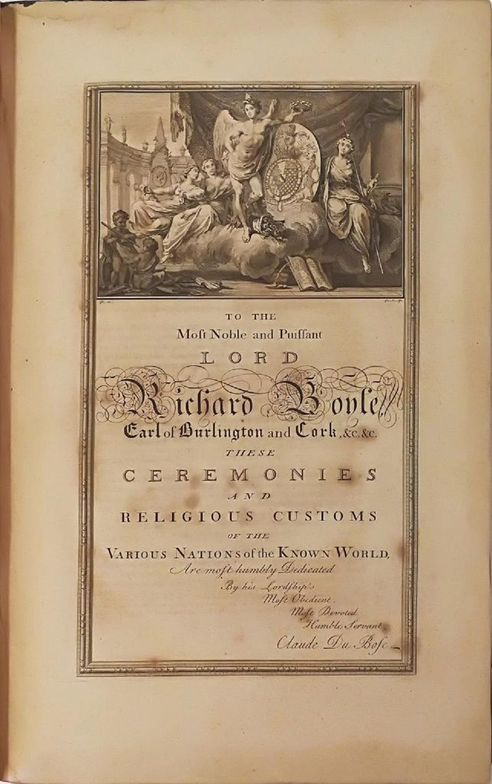 The Ceremonies and Religious Customs of the Various Nations of the Known World - Print by Bernard Picart