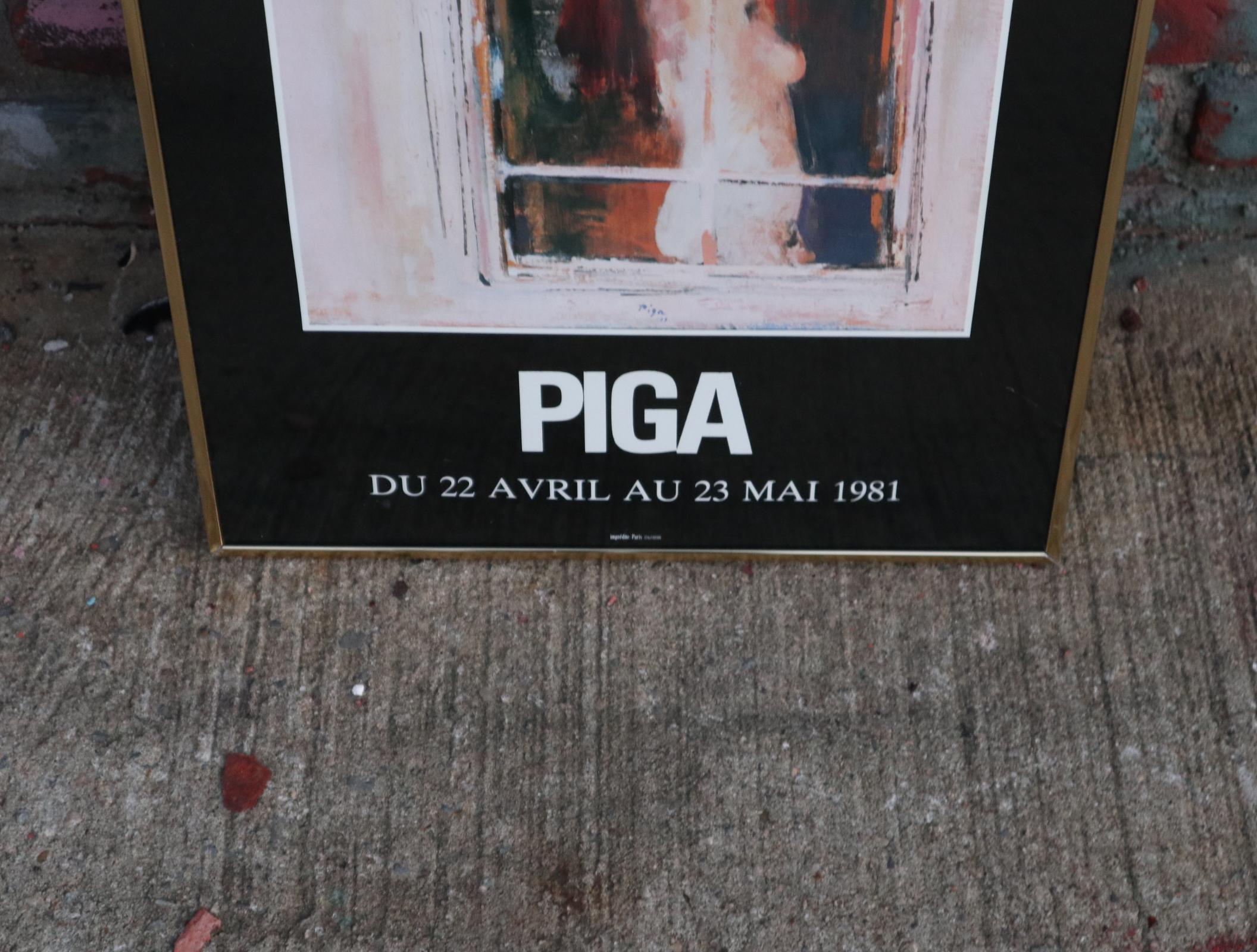 Bernard Piga Framed Exhibition Poster 3