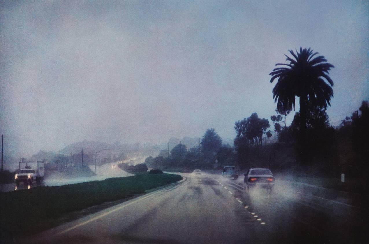 Bernard Plossu Color Photograph - Rain in Southern California