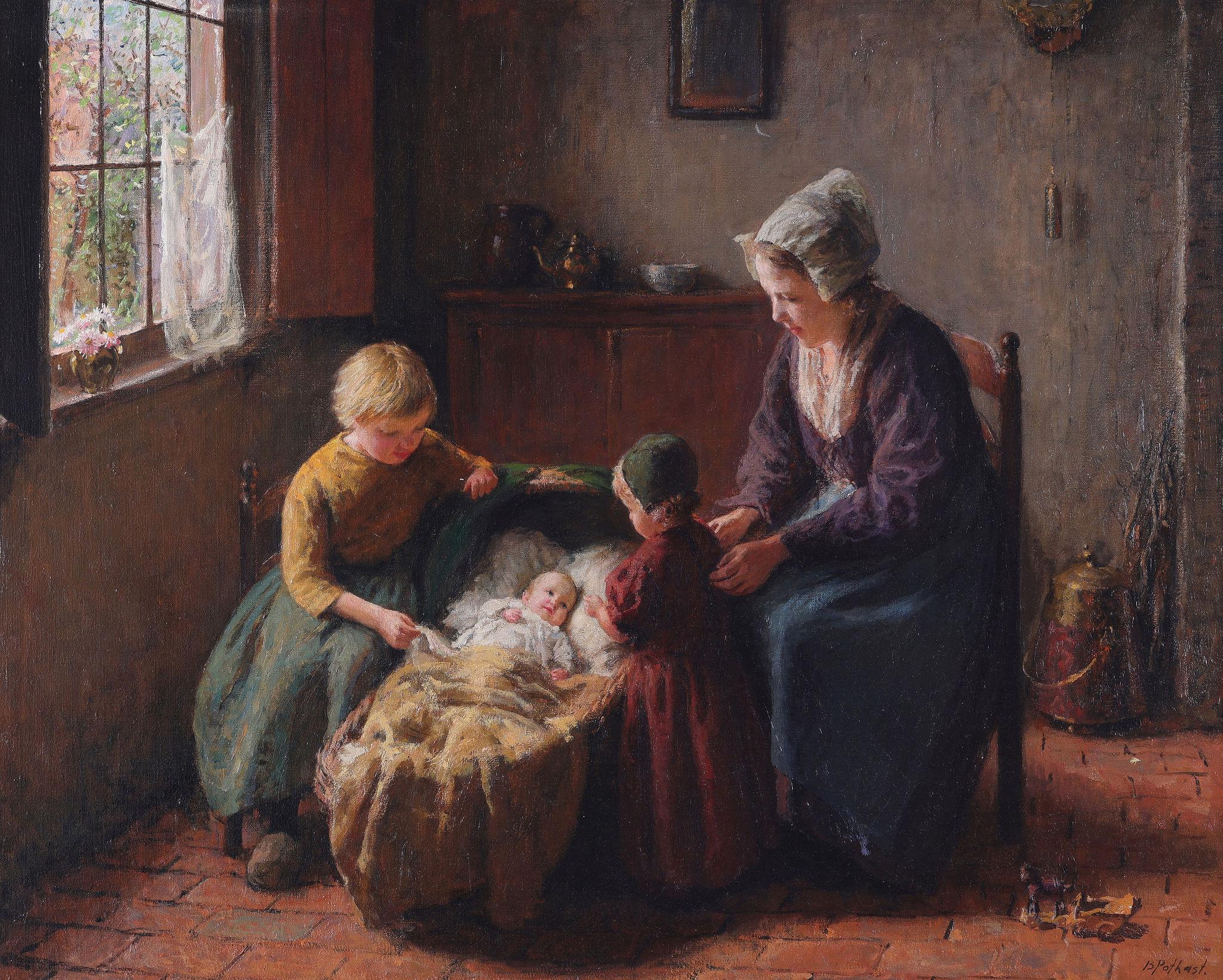 Eine Mutter und ihre Kinder im Angebot 1