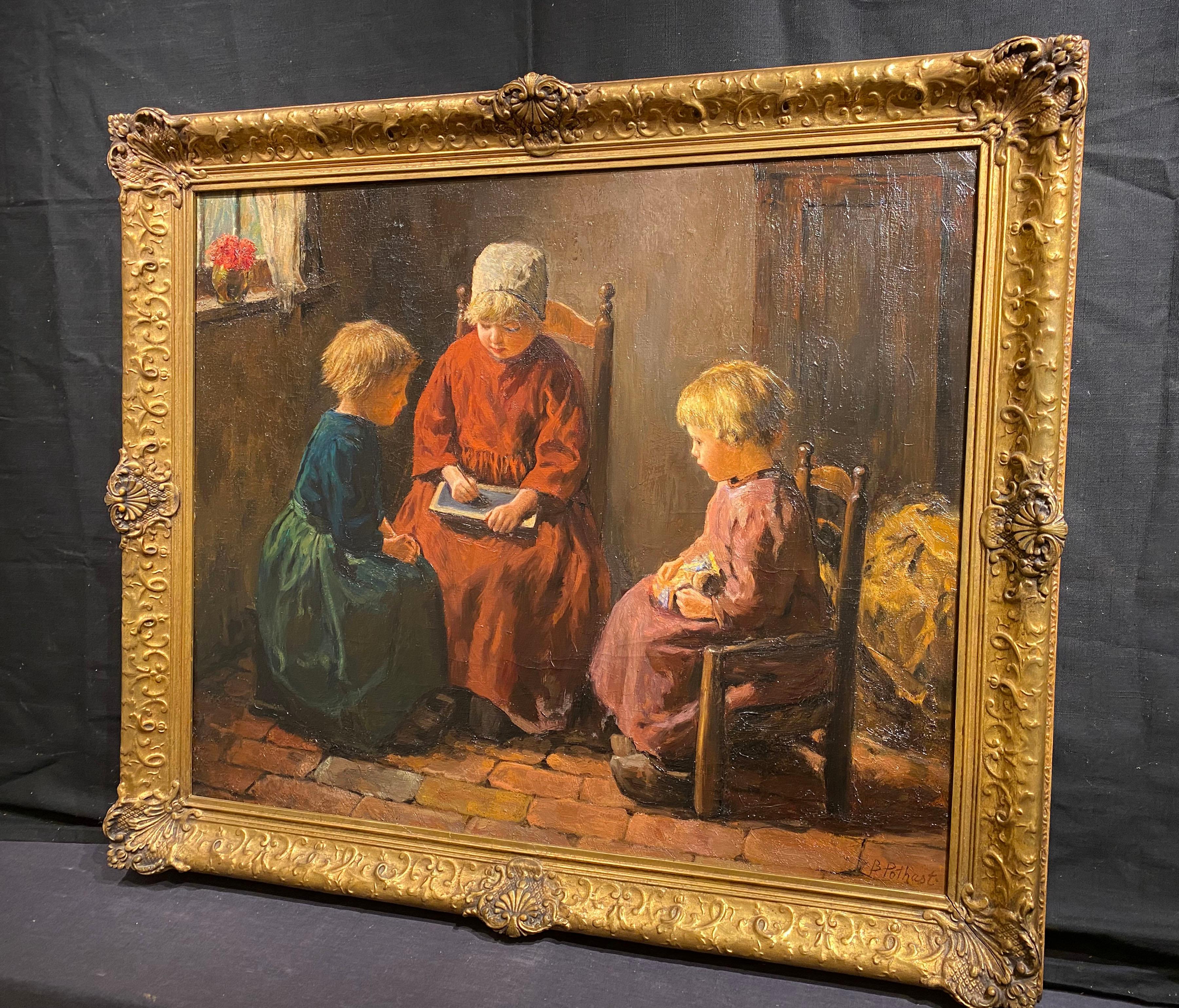 the reading lesson painting