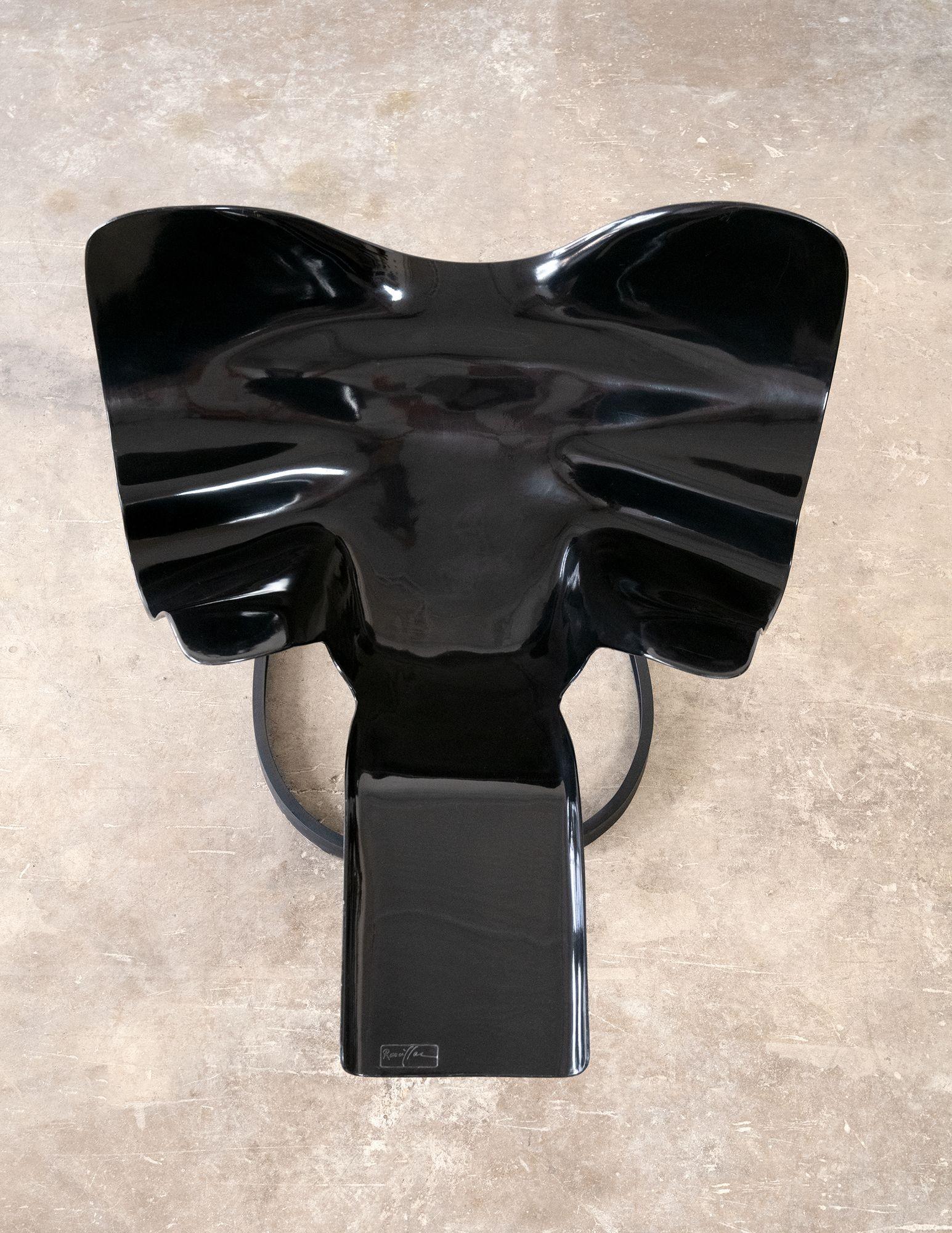 Acciaio Bernard Rancillac Elephant Chair Prototipo anni '60 in vendita