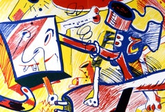 Rancillac, Composition, Suites nº8, Rencontres (after)