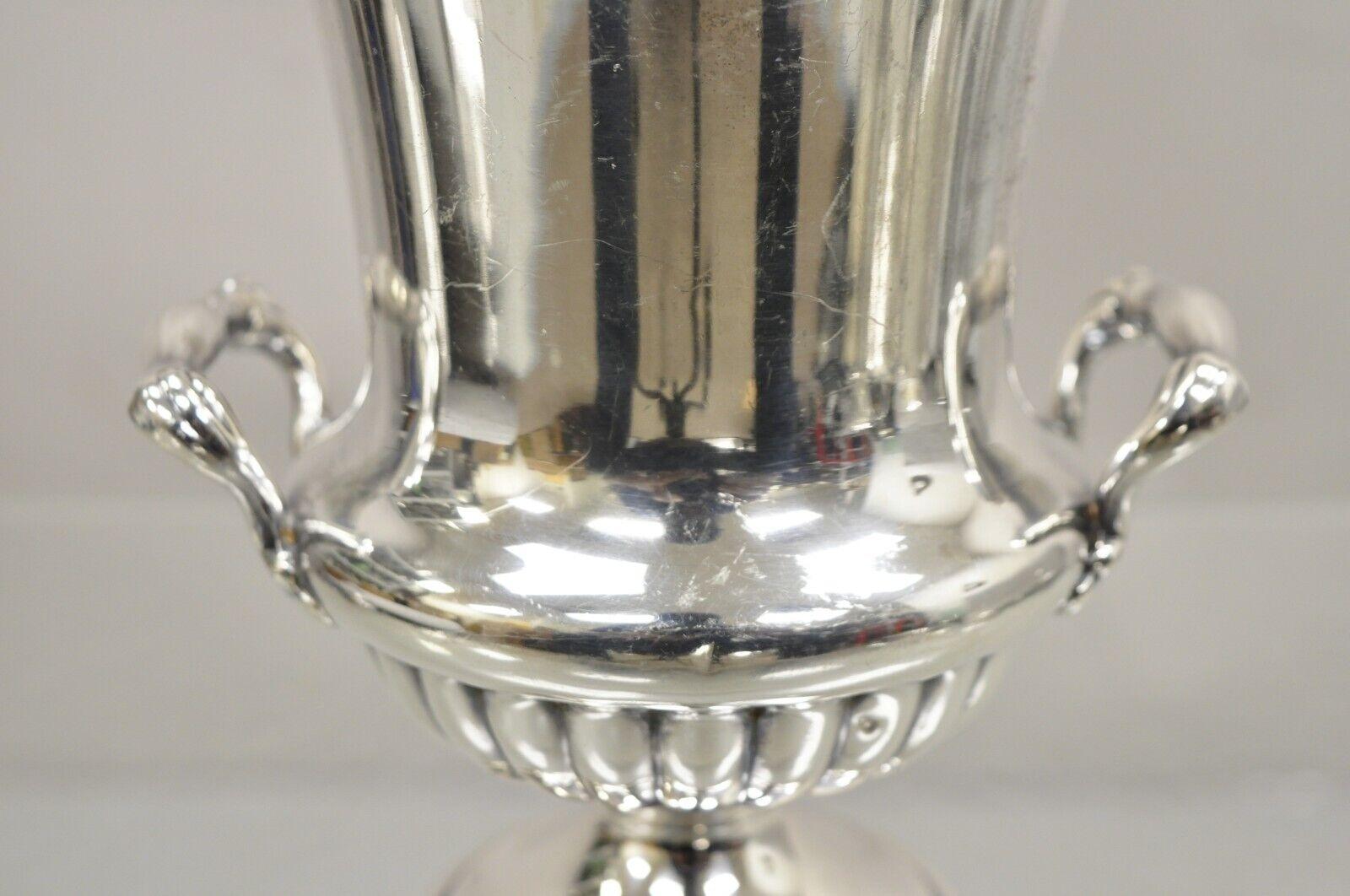 Bernard Rices Sons 7125 Victorian Silver Plated Small Trophy Cup Bucket Chiller 2