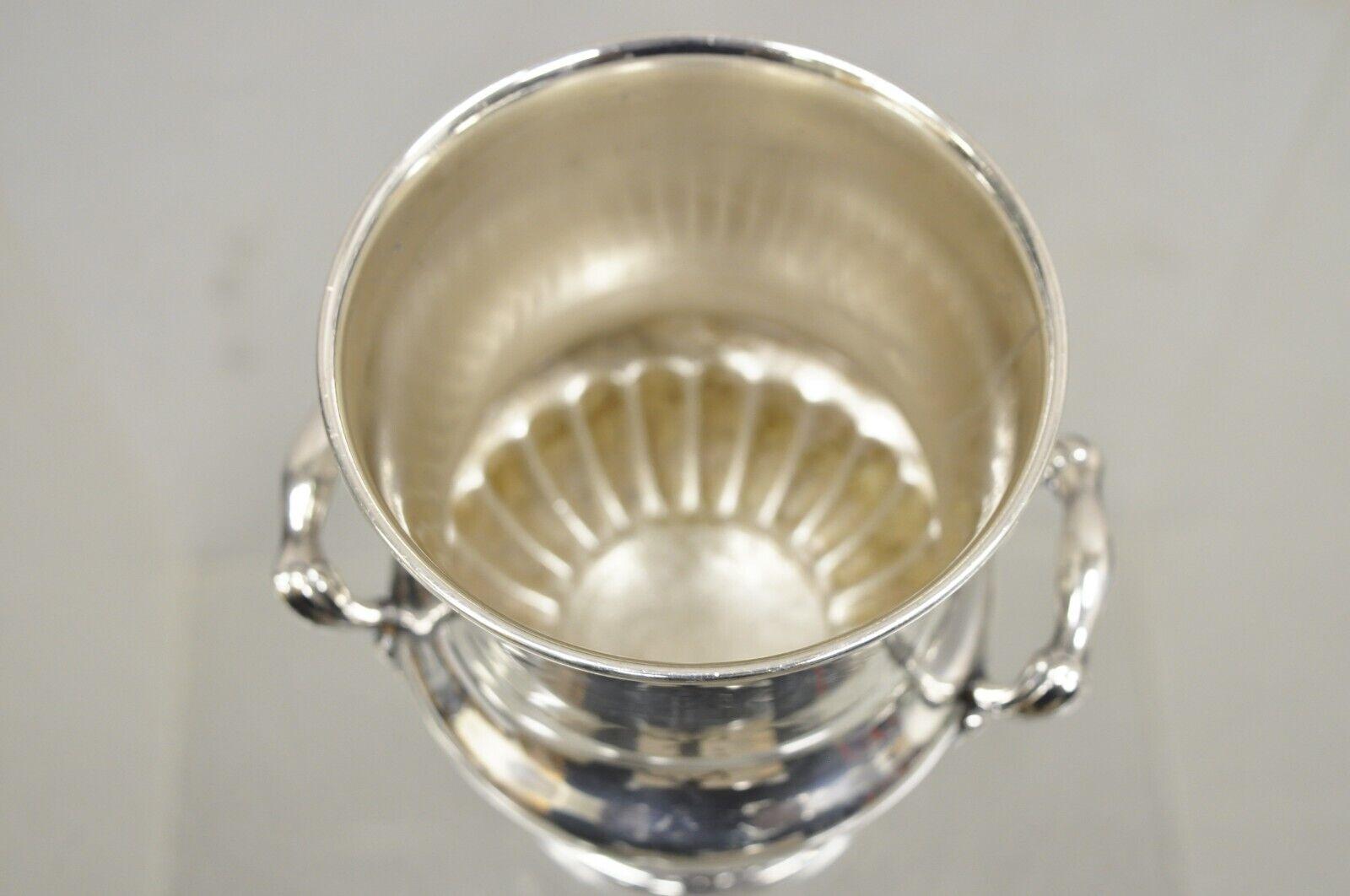 Bernard Rices Sons 7125 Victorian Silver Plated Small Trophy Cup Bucket Chiller 3