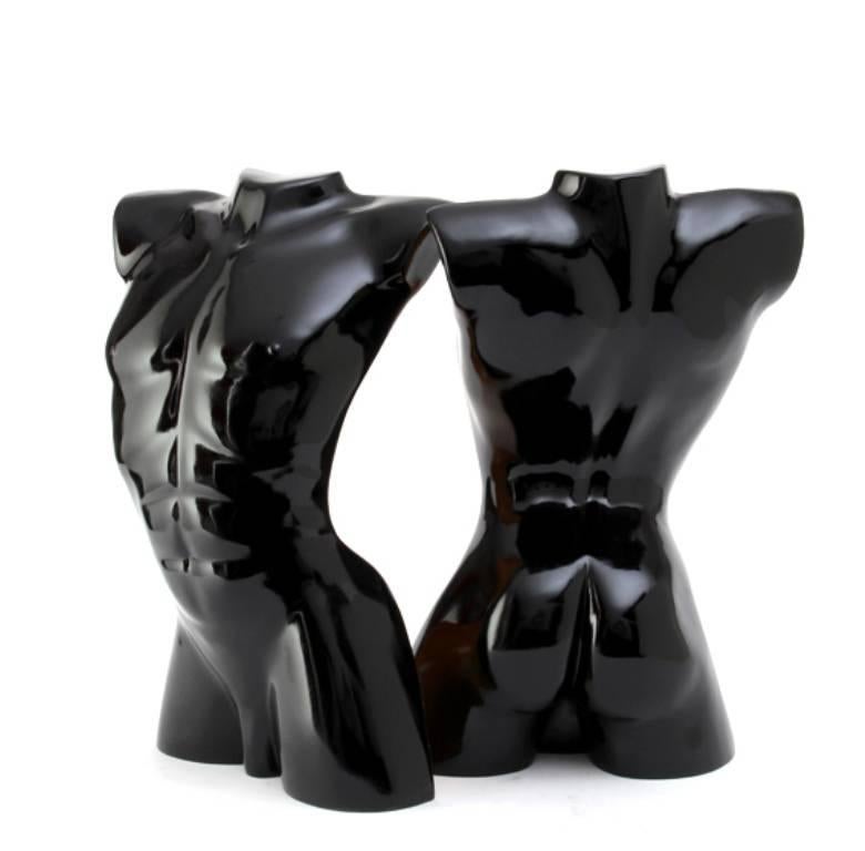 Bernard Rives. Male Torso. TROSE 2010 original resin sculpture For Sale 2