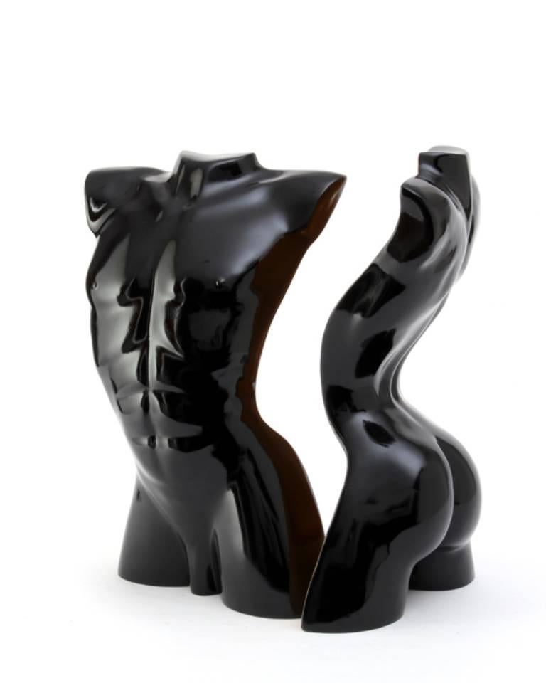 Bernard Rives. Male Torso. TROSE 2010 original resin sculpture For Sale 3