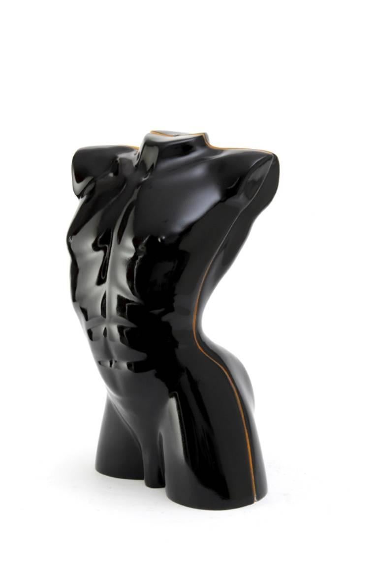 Bernard Rives. Male Torso. TROSE 2010 original resin sculpture For Sale 1