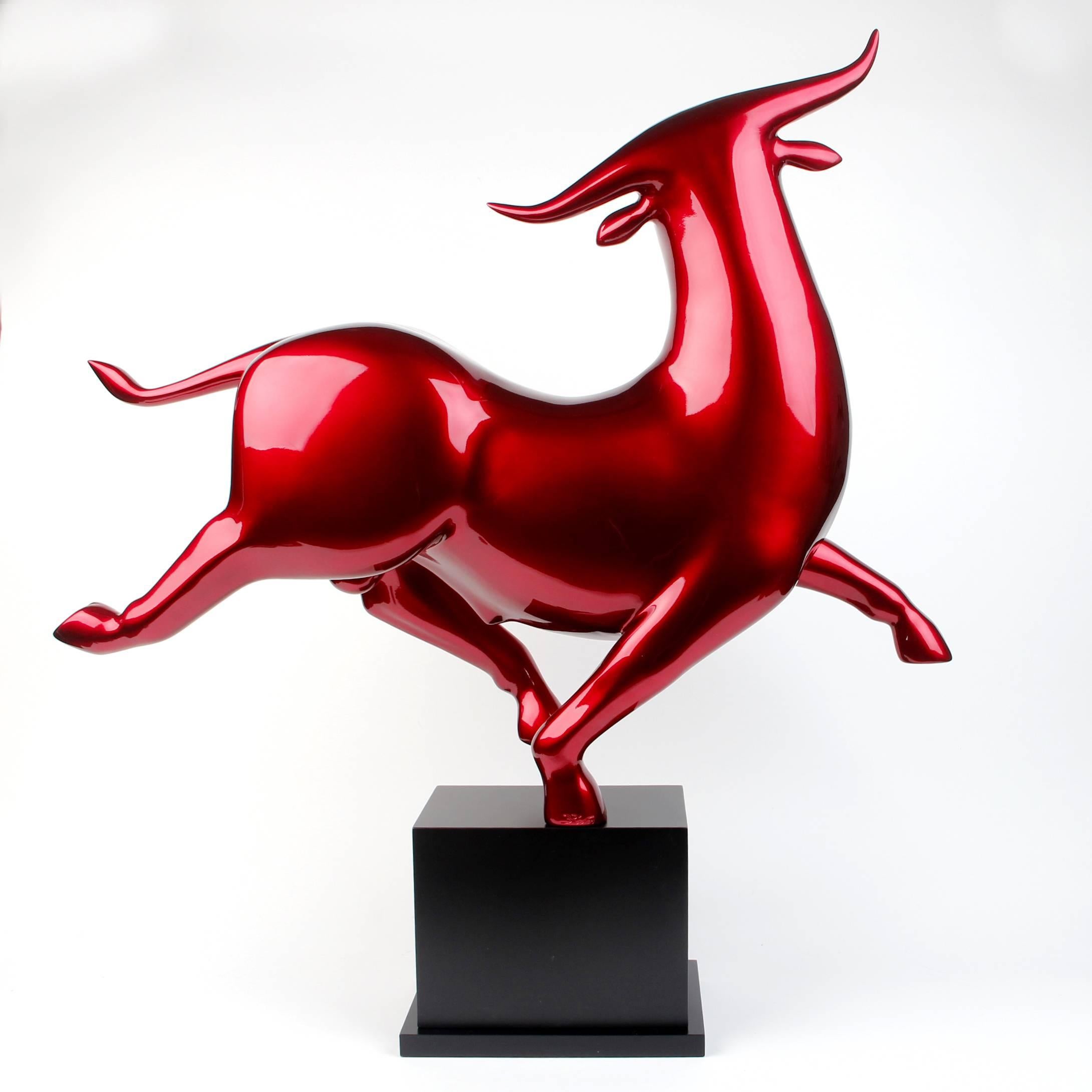 red bull sculpture