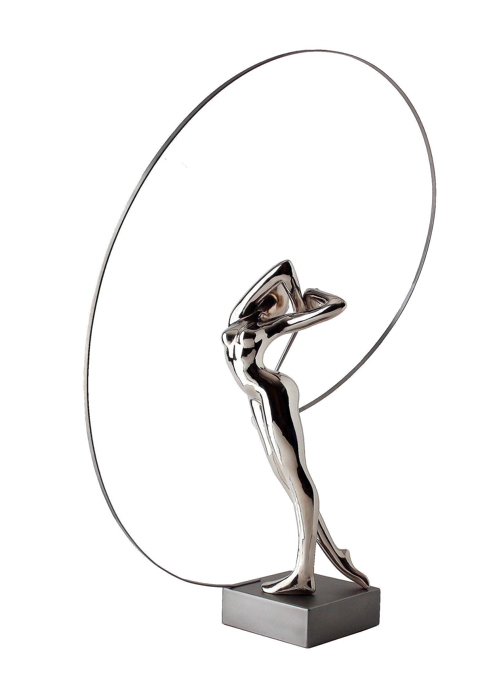  Bernard Rives  Golf  Silver  Swing original resin sculpture For Sale 4