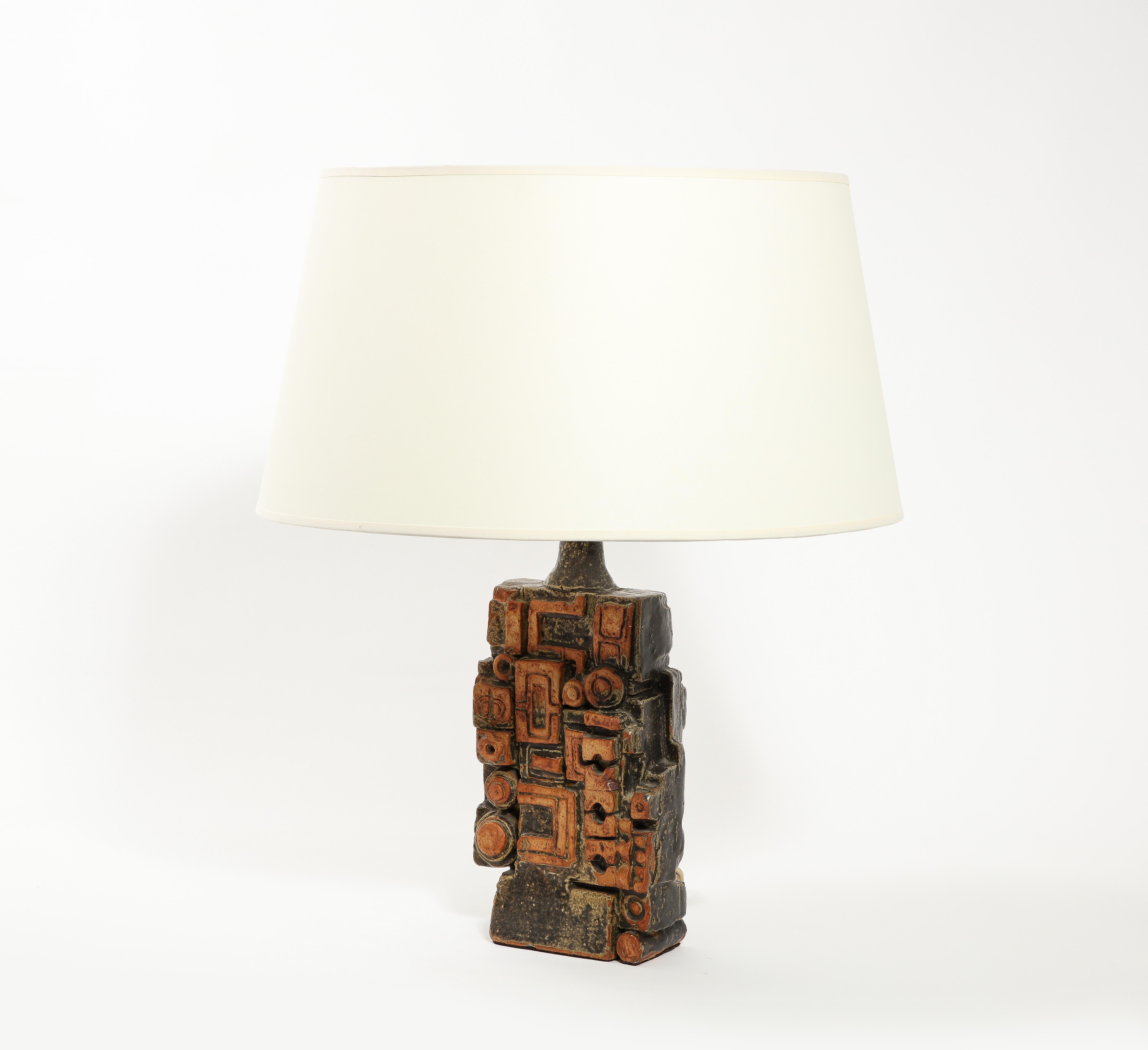 pottery table lamps uk