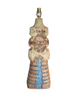 Bernard Rooke Brutalist stoneware table lamp base