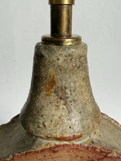 Bernard Rooke Ceramic Table Lamp, Hand-Formed, 20th Century England