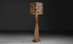 Bernard Rooke Floor Lamp, England 1980