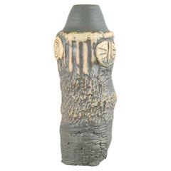 Bernard Rooke. Large sculptural floor vase in stoneware. 1960s/70s
