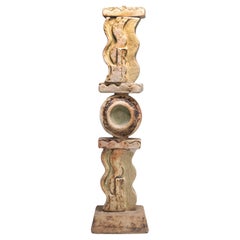 Bernard Rooke stoneware sculptural table lamp