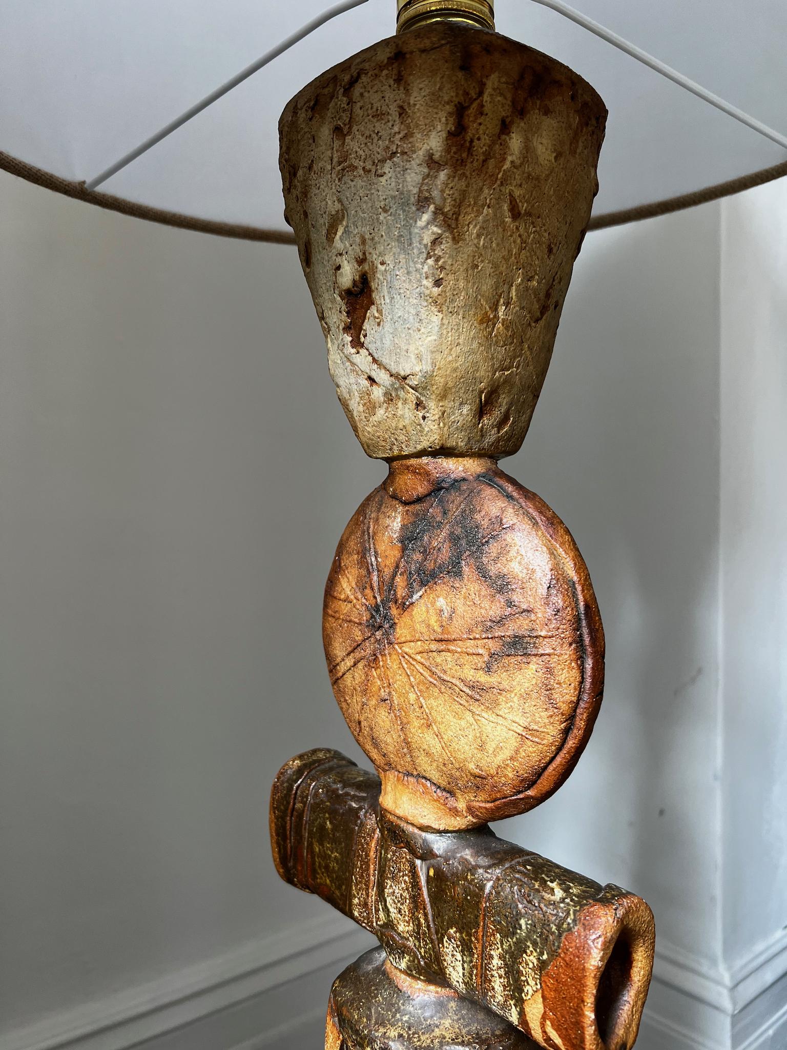 Lampe totem en céramique de Bernard Rooke Studio, Angleterre [II] en vente 5