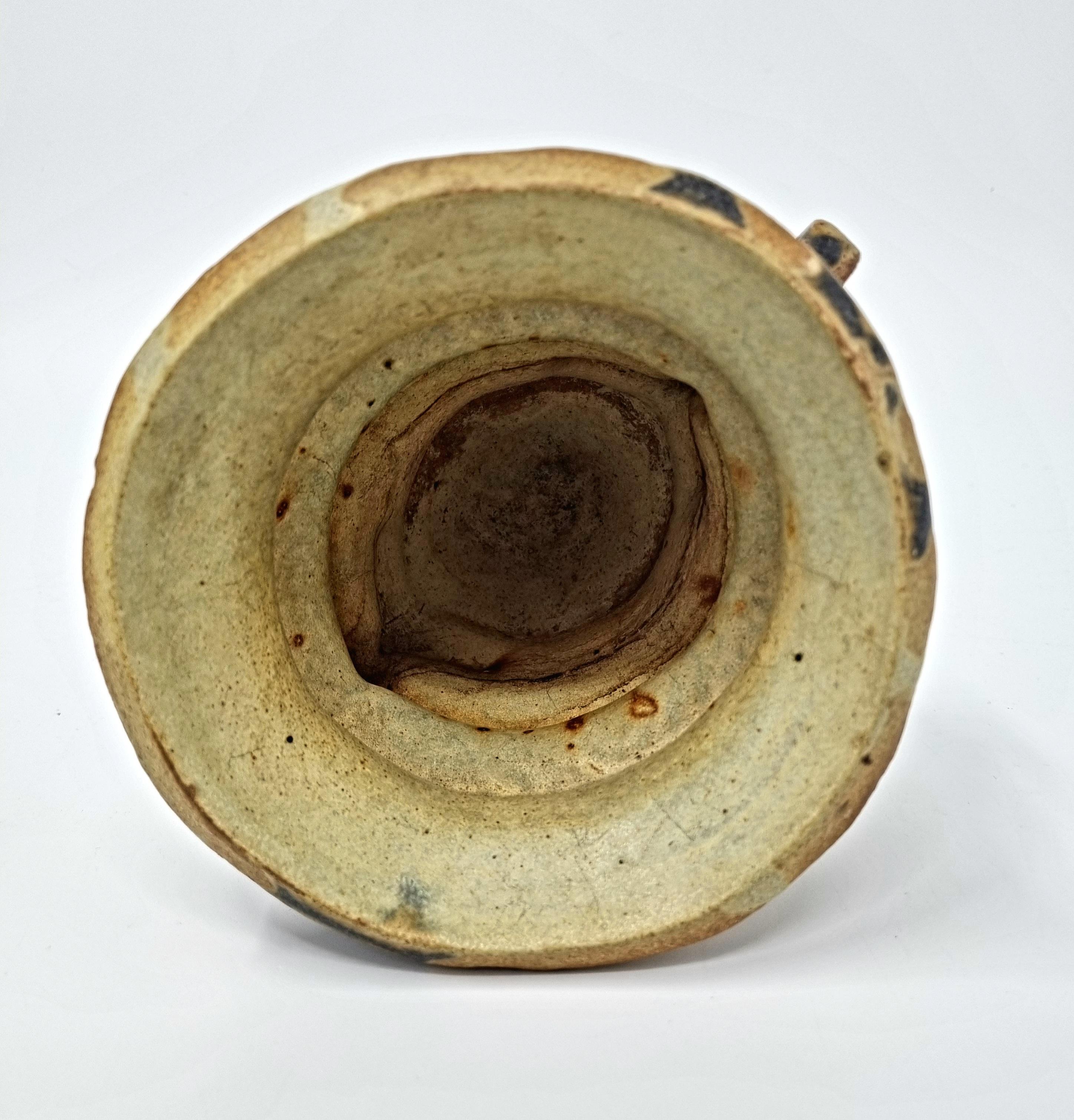Mid-20th Century Bernard Rooke Studio Pottery / Brutalist Vase C. 1960s For Sale