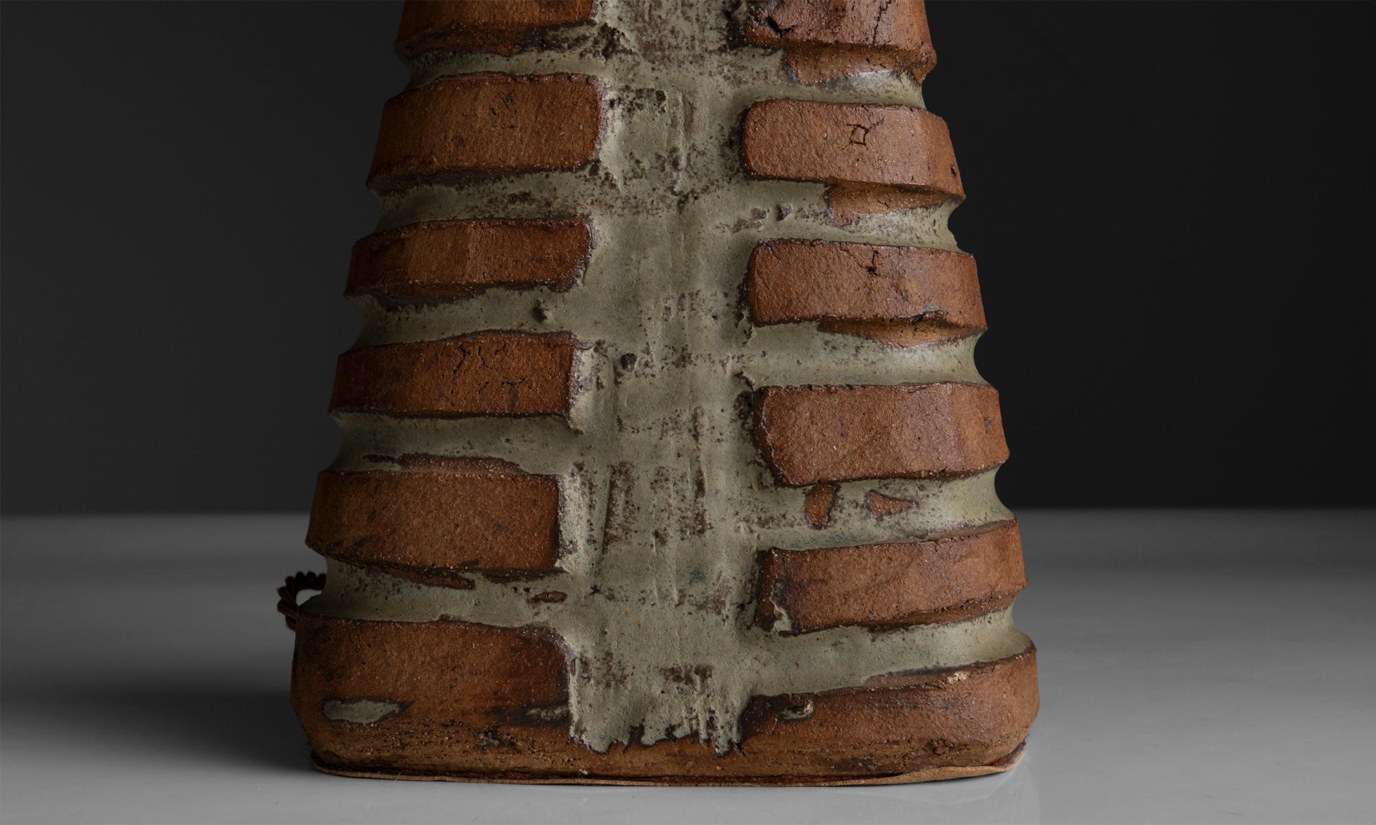 Ceramica Lampada dello Studio Pottery di Bernard Rooke, Inghilterra, circa 1970 in vendita