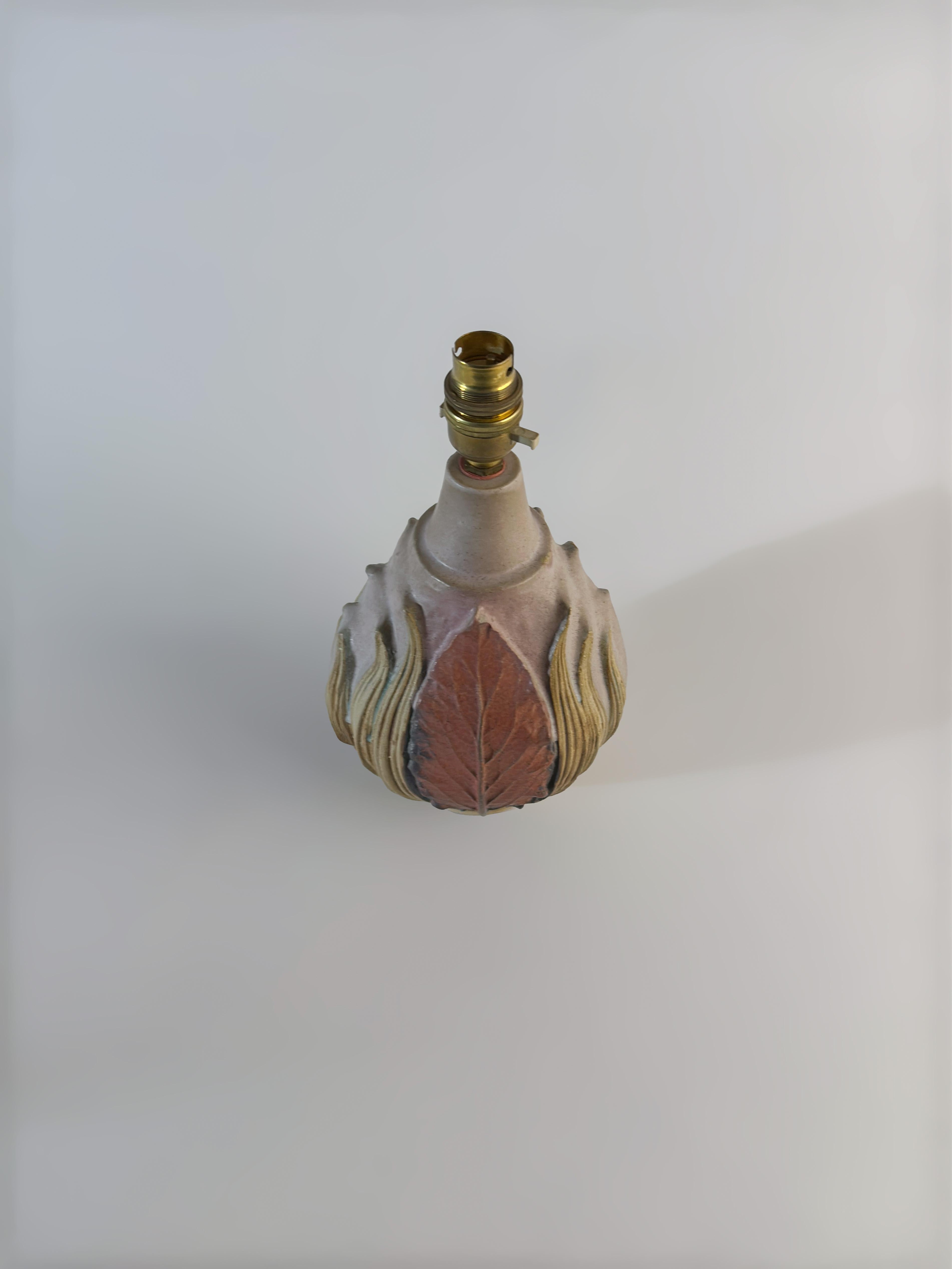 Keramik-Tischlampe von Bernard Rooke, ca. 1960er Jahre (Brutalismus) im Angebot