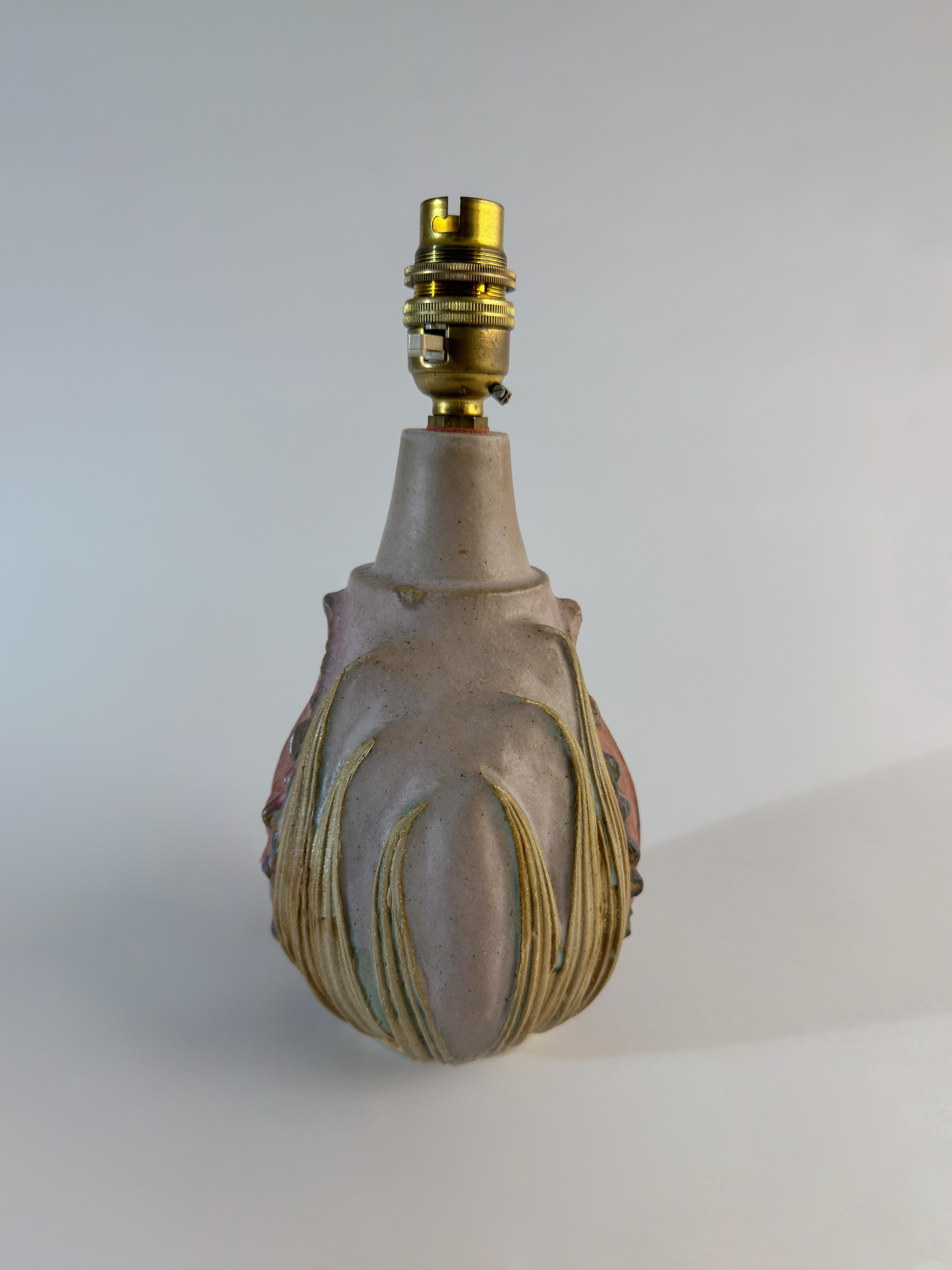Keramik-Tischlampe von Bernard Rooke, ca. 1960er Jahre (20. Jahrhundert) im Angebot