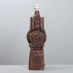 Bernard Rooke Table Lamp monogram signed England 1960