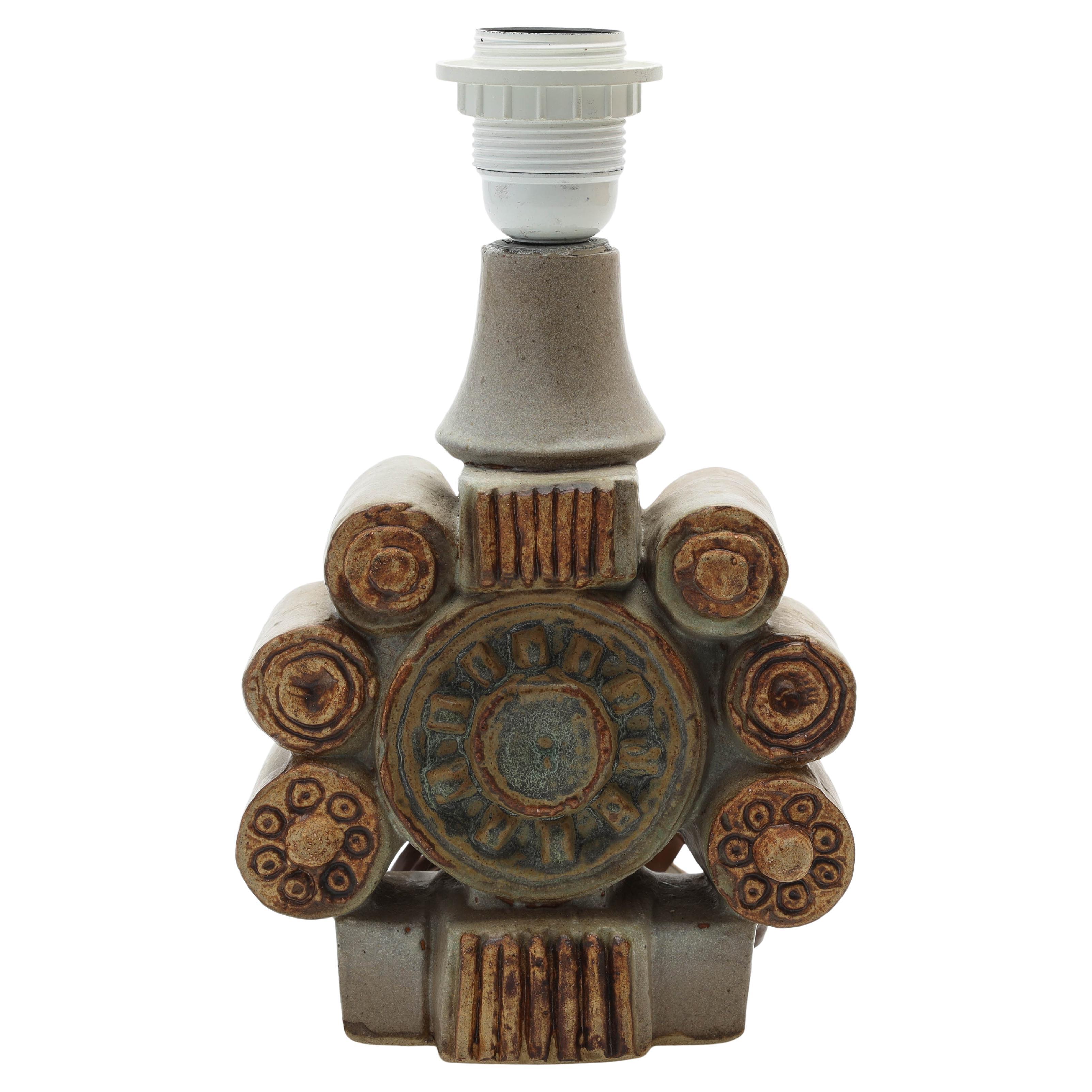 Bernard Rooke Table Lamp monogram signed England 1960 For Sale