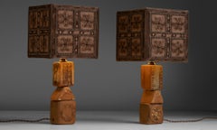Bernard Rooke Table Lamps, England 1980