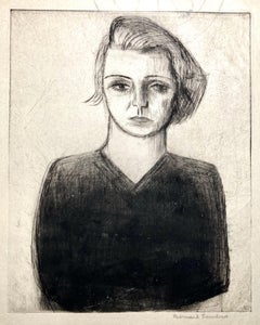 Bernard Sanders, Portrait of Girl, about 1925