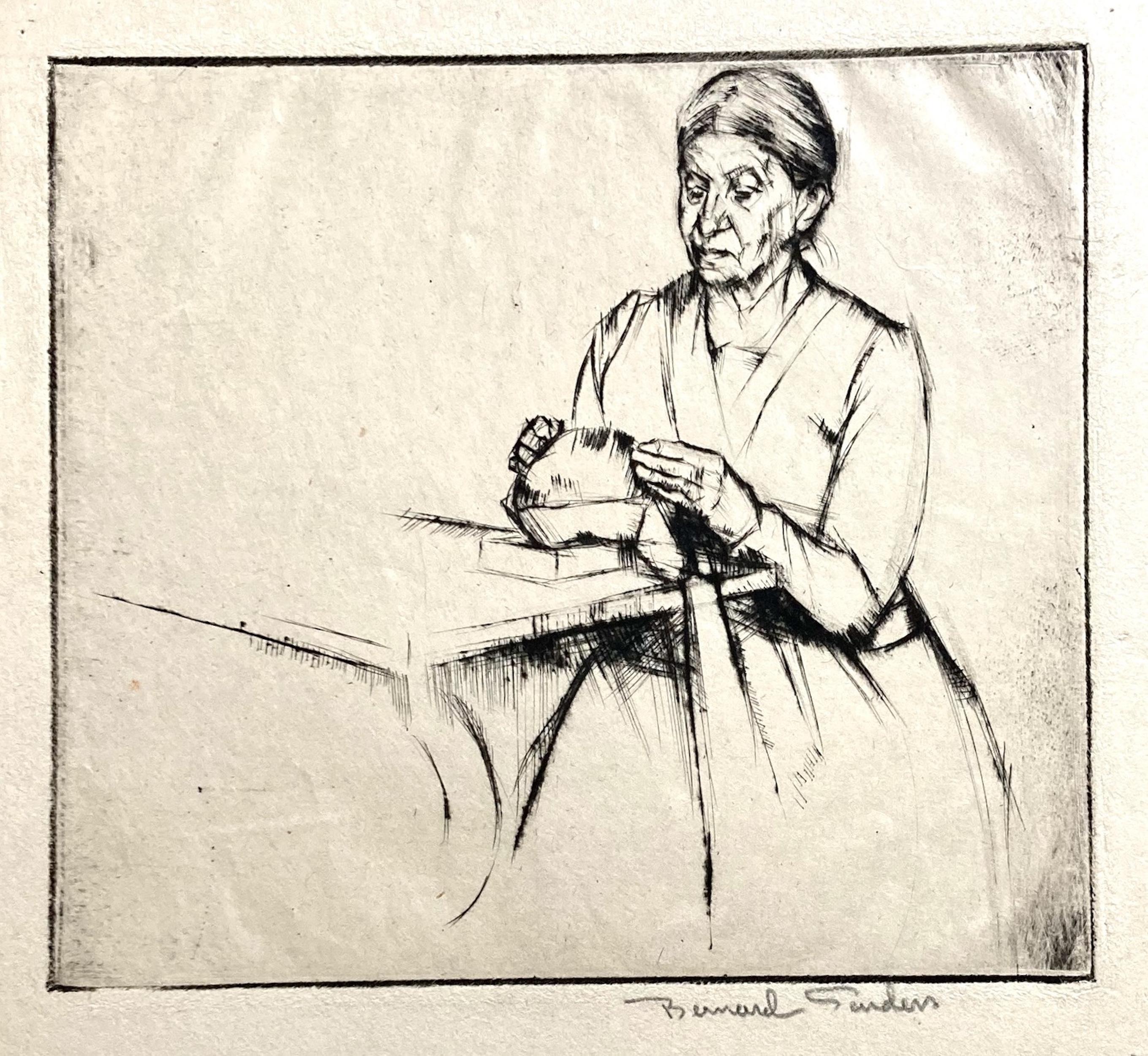 Bernard Sanders, (Dando forma al Coiffe, Francia), hacia 1925