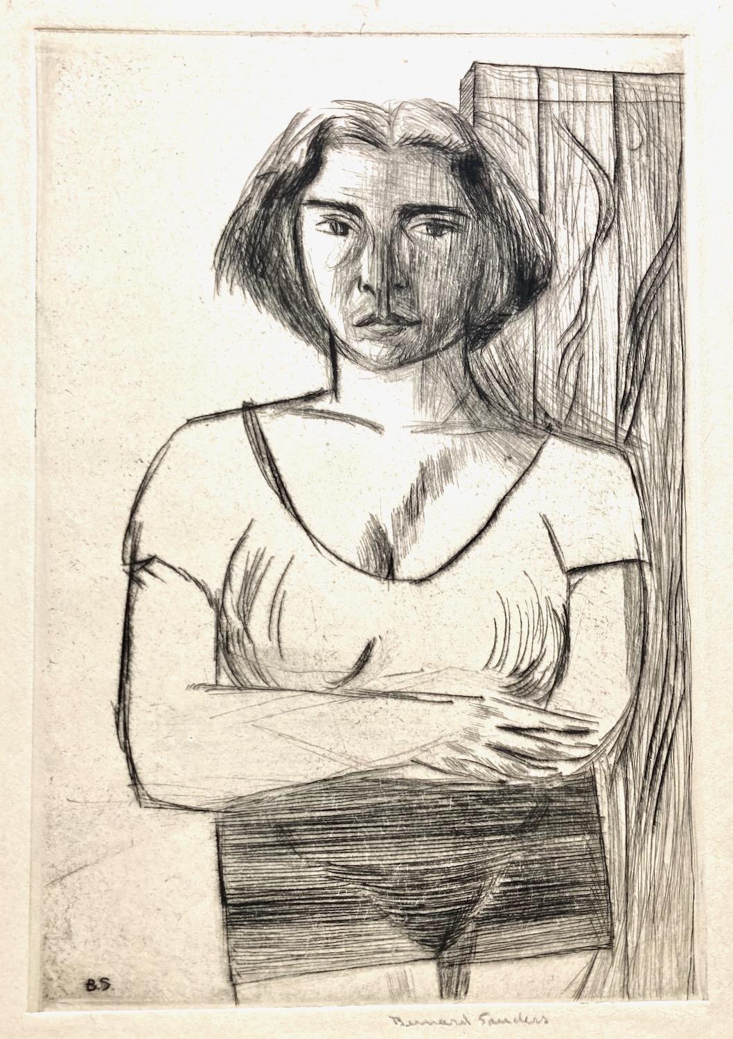 Bernard Sanders, Chica joven (con los brazos cruzados), hacia 1930