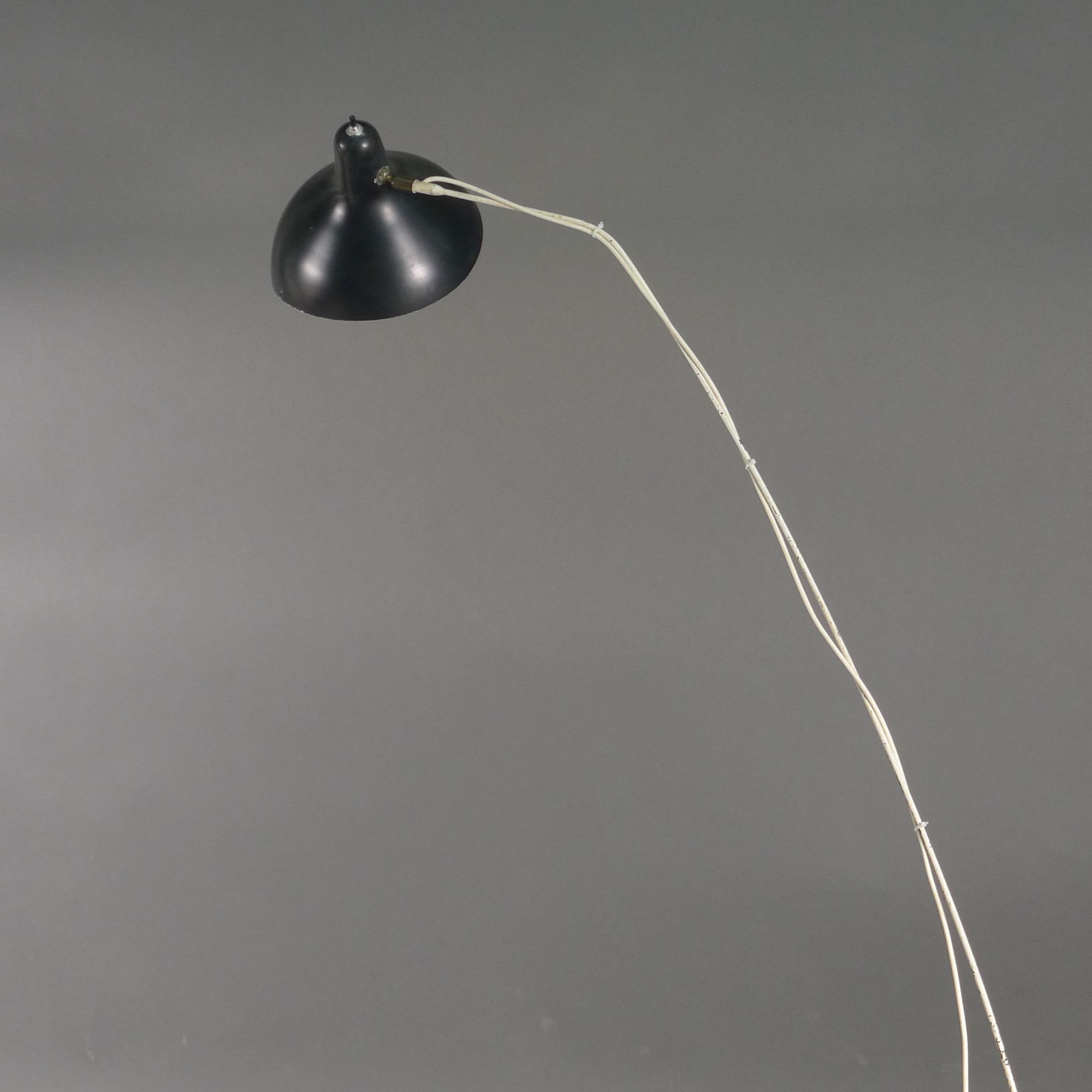 Bernard Schottlander, Mantis Floor Lamp, model BS1B, J T Kalmar, 1950s original For Sale 2