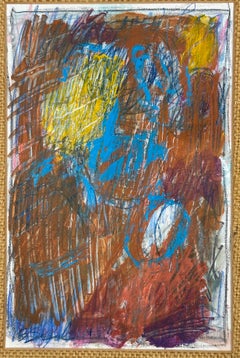 Mid-century Modernist abstract expressionist painting