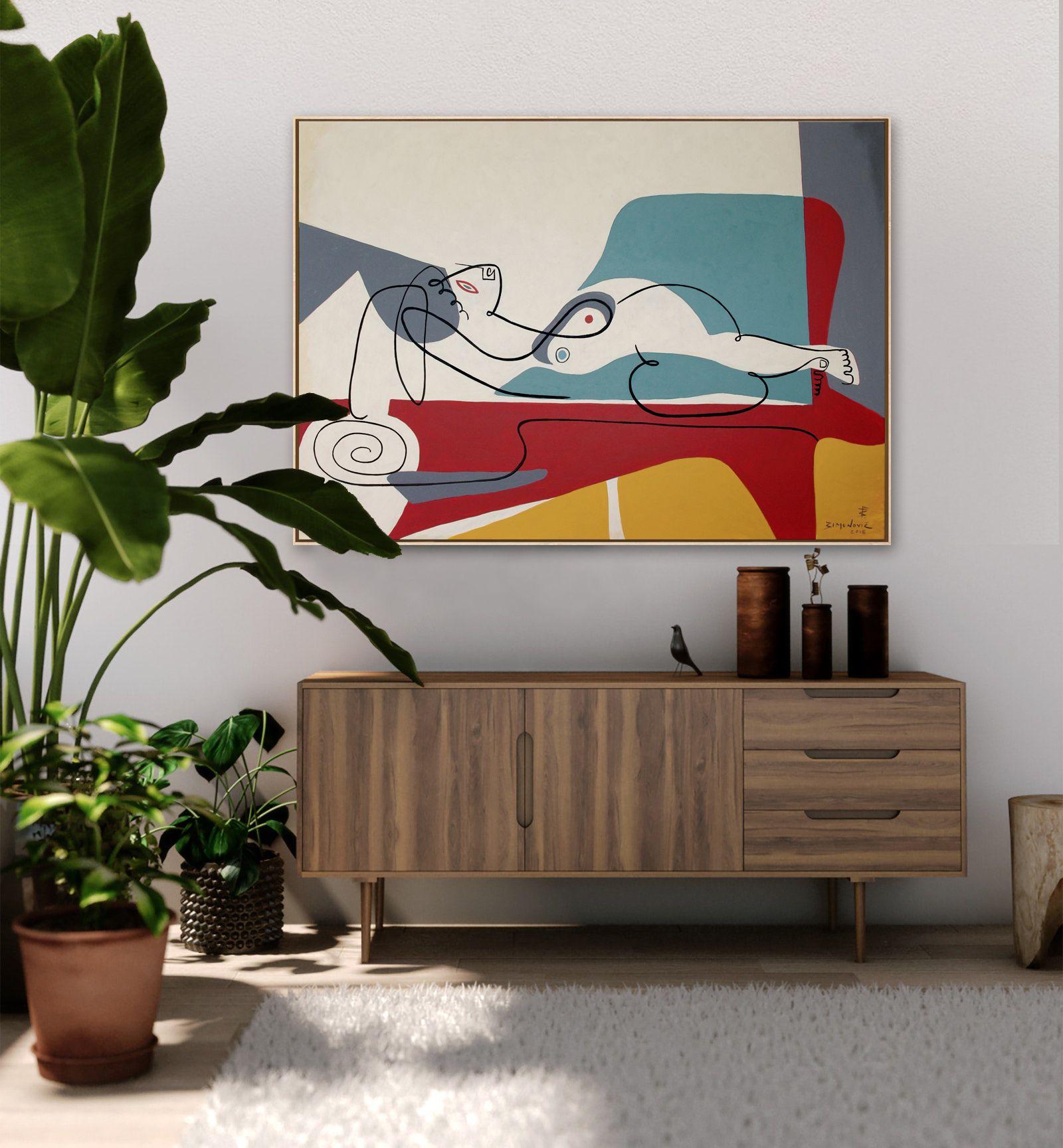 Eine Rose ist immer noch eine Rose  140 x 100cm  Acryl auf Leinwand  2018 :: Malerei :: Contemporary :: Dieses Werk wird mit einem offiziellen, vom Künstler unterzeichneten Echtheitszertifikat geliefert :: Ready to Hang: Nein :: Signiert: Ja ::