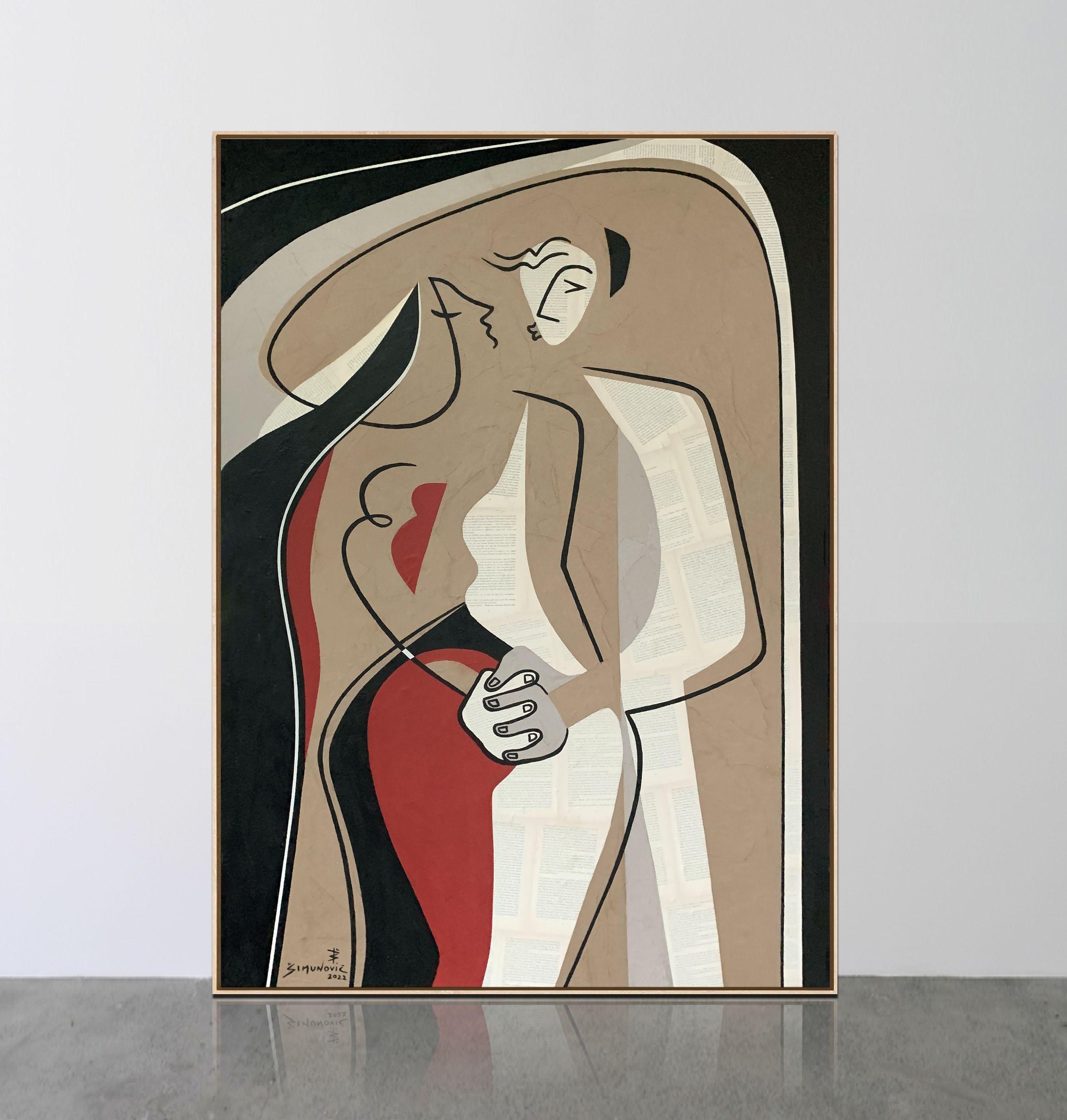 honestly connected, Painting, Acrylic on Canvas For Sale 2