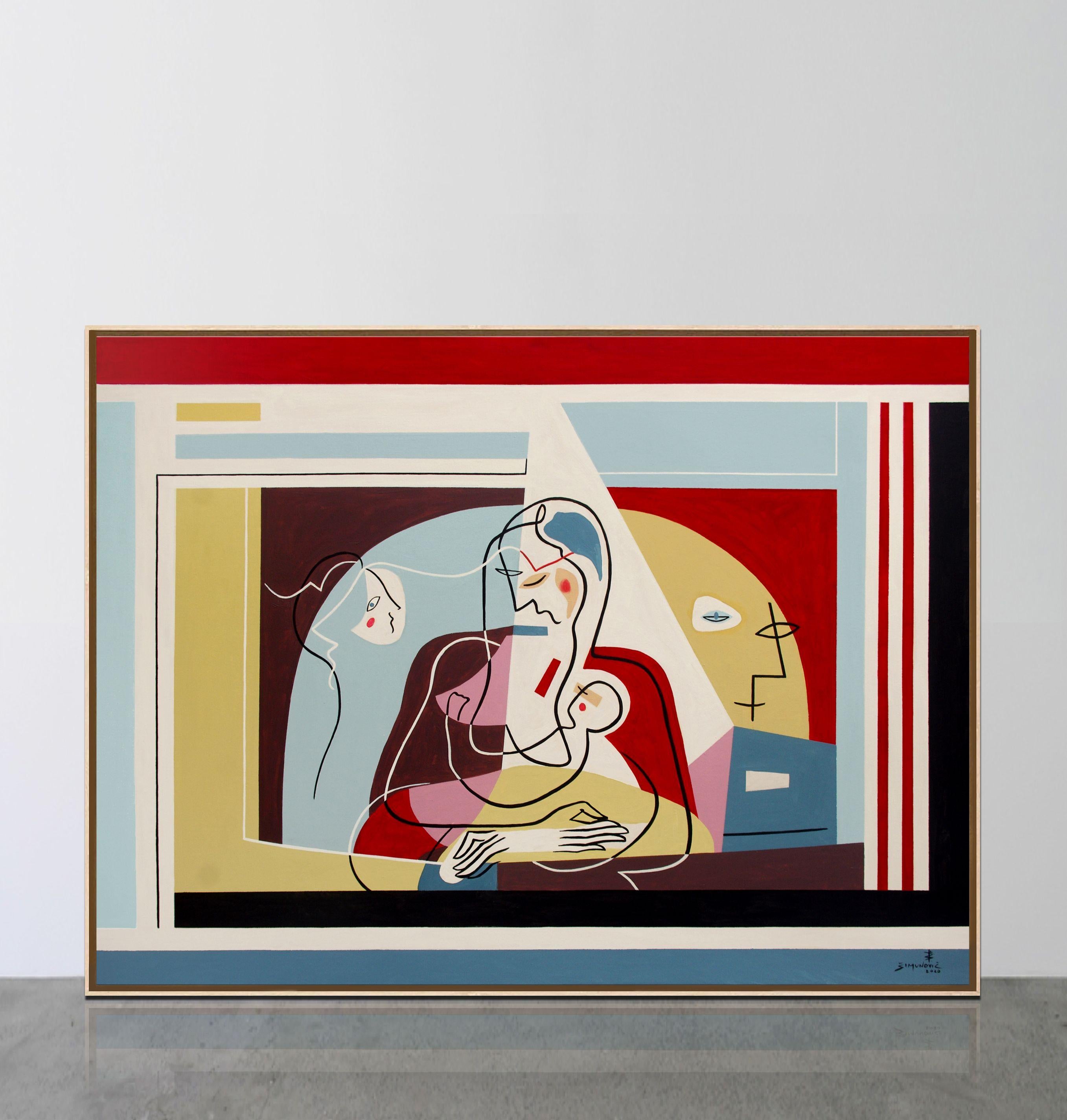 Todo es cuestión de amor, Pintura, Acrílico sobre lienzo en venta 1