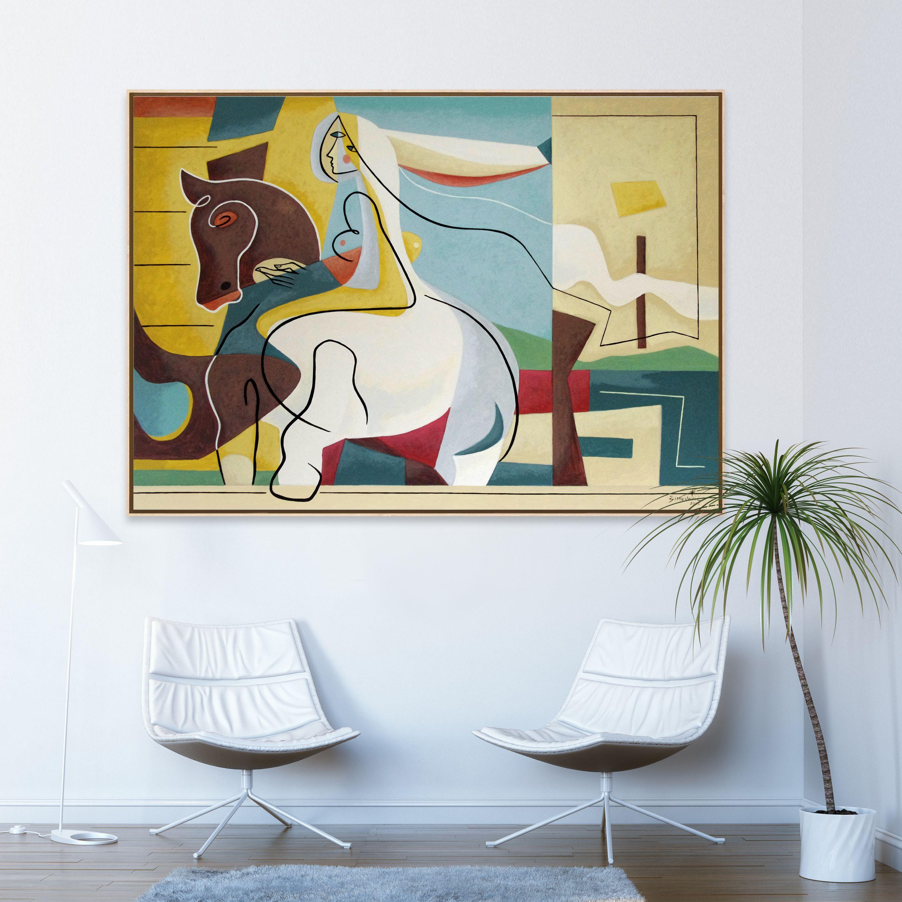 proprio come una favola, Pittura, Acrilico su tela - Painting Contemporaneo di Bernard Simunovic