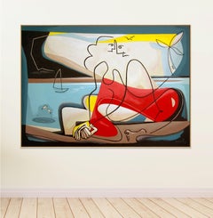 Laguna Bay, Gemälde, Acryl auf Leinwand