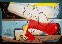 Laguna bay, Painting, Acrylic on Canvas