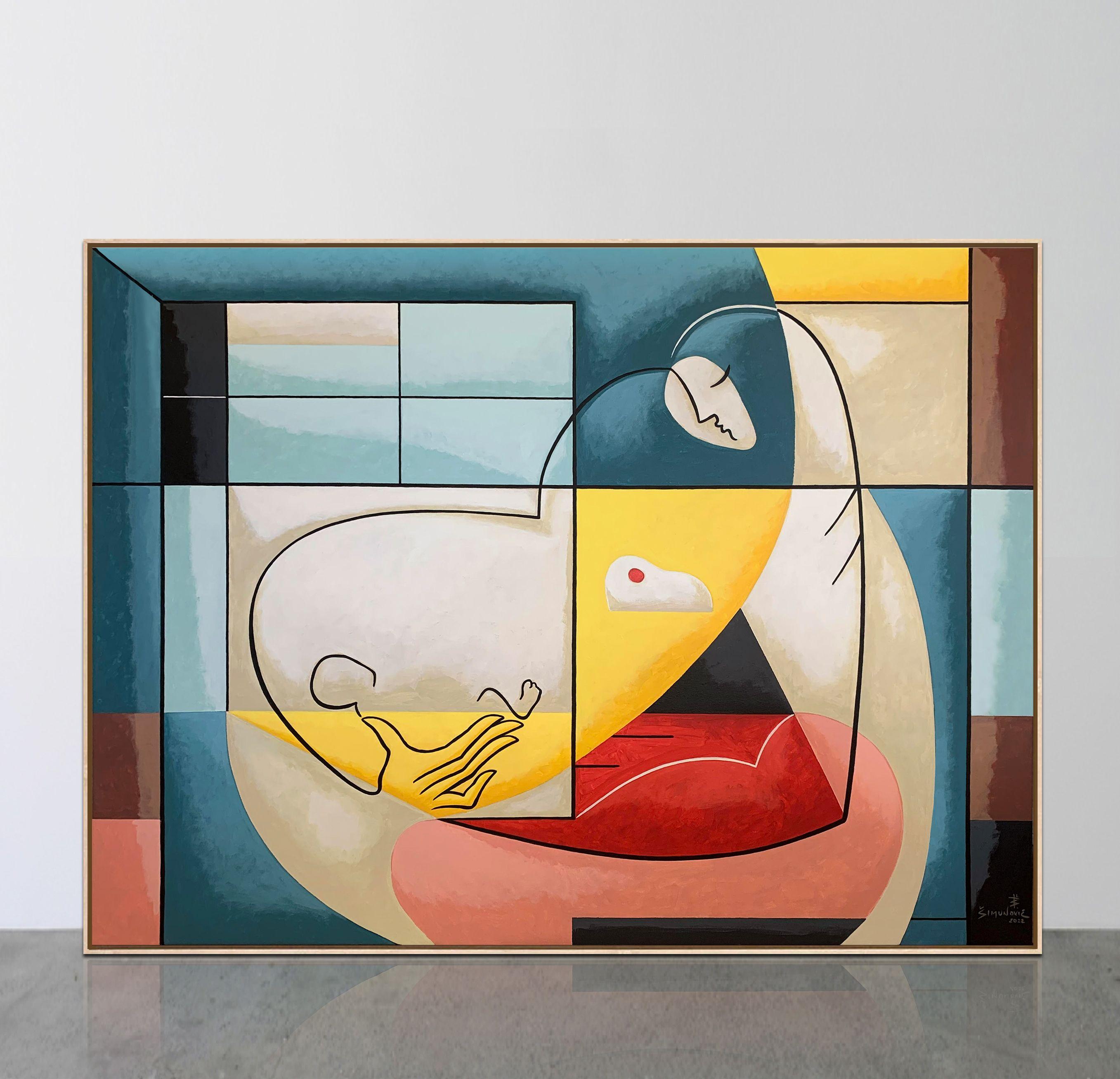 Questione di cuore, Pittura, Acrilico su tela - Painting Espressionista di Bernard Simunovic