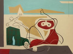 Un día junto al mar, Pintura, Acrílico sobre lienzo