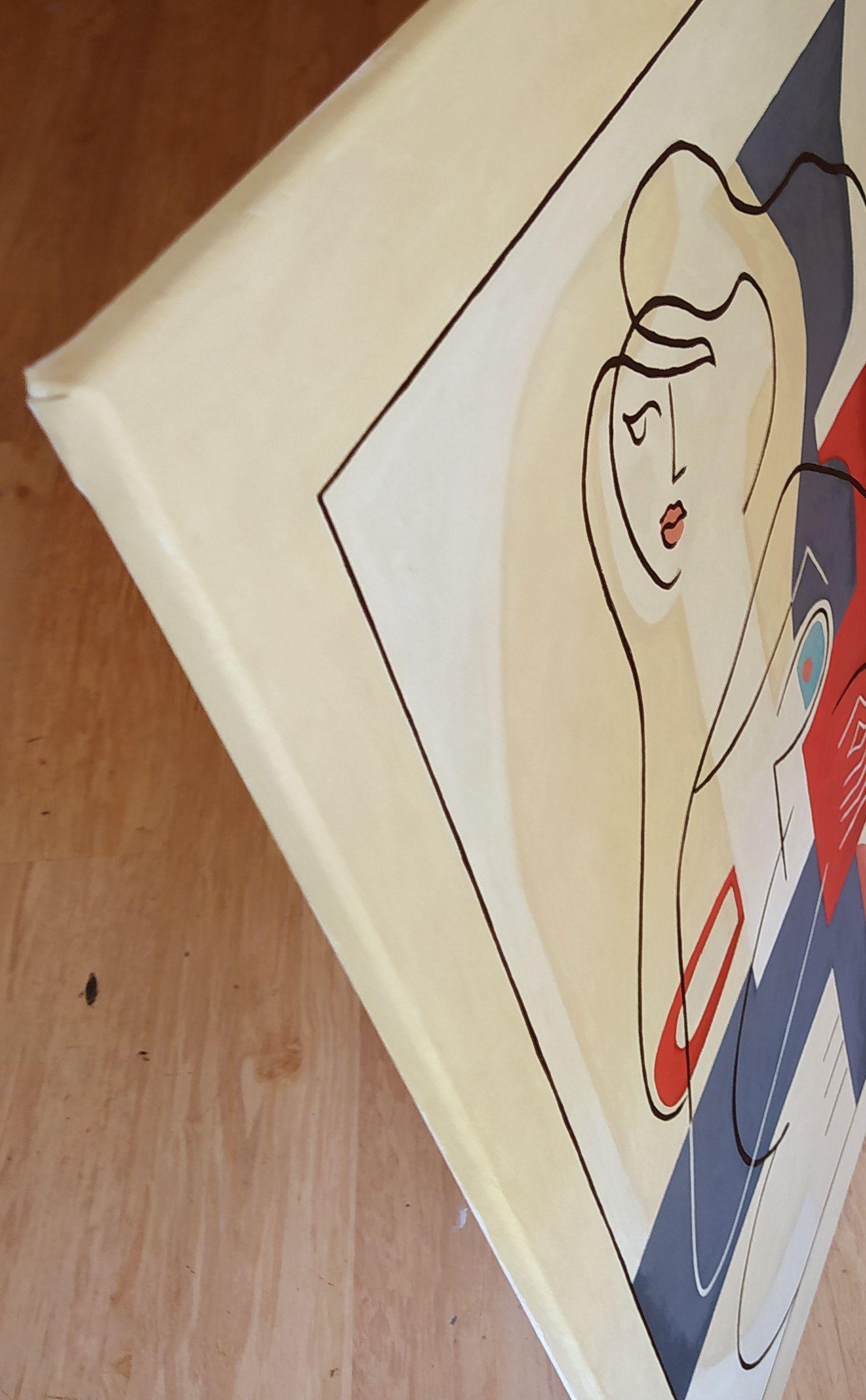belleza del embarazo, Pintura, Acrílico sobre lienzo en venta 1