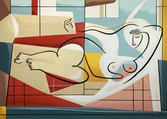 Sensual beauty, Painting, Acrylic on Canvas